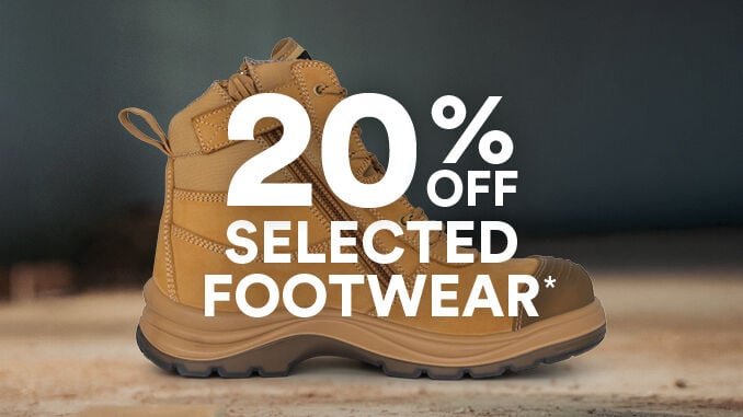20% off selected footwear